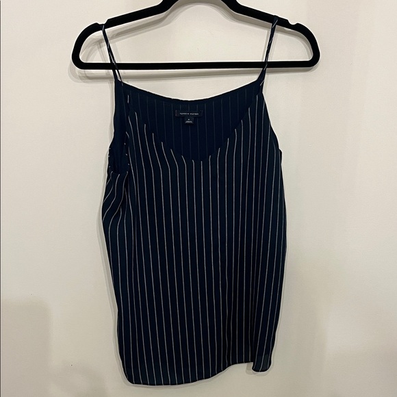 Tommy Hilfiger Tops - Tommy Hilfiger Dark Blue and White Pinstripe Camisole